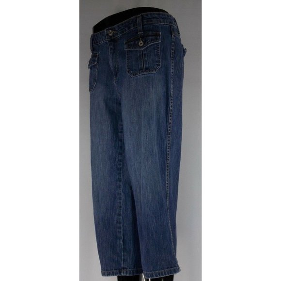 US Polo Assn Women's Capri Jeans size 16 - Picture 7 of 12